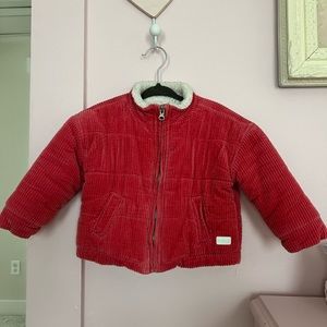 toddler corduroy puffer coat